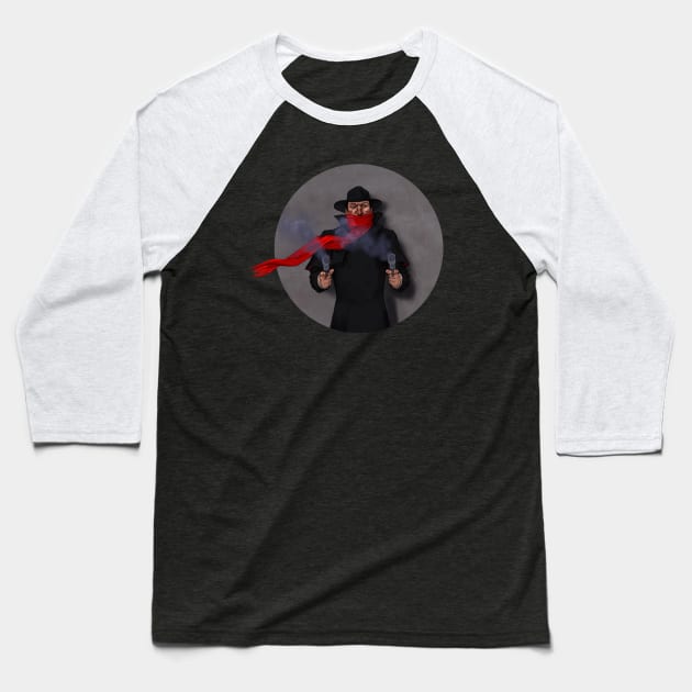 The Shadow! Baseball T-Shirt by thecountingtree